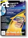 Titelbild der c't-Ausgabe 10/2009