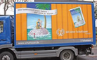 LKW-Reklame zu Hirnforschung für Neu(ro)gierige